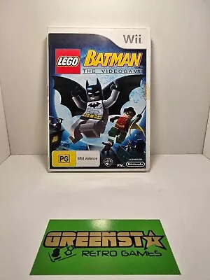 LEGO Batman The Videogame Nintendo Wii 🇦🇺 Seller Free And Fast Postage • $8.99