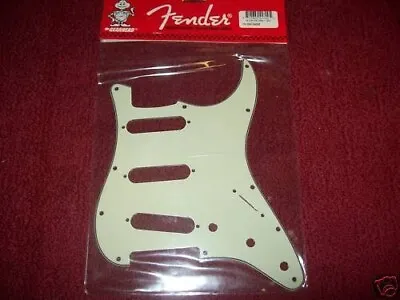 NEW Genuine Fender 11-Hole Strat Pickguard - MINT GREEN 099-2144-000 • $27.82