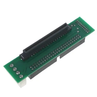 SCSI SCA 80-Pin To 68-Pin Female SCSI II/III LVD-SE Adapter SCSI 80p-50p • $12.43