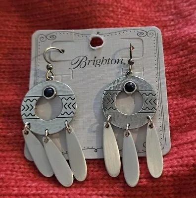 Brighton MARRAKESH MIRAGE French Wire Dangle Earrings JA5032 BLUE MSRP $68 NWT • $53.99