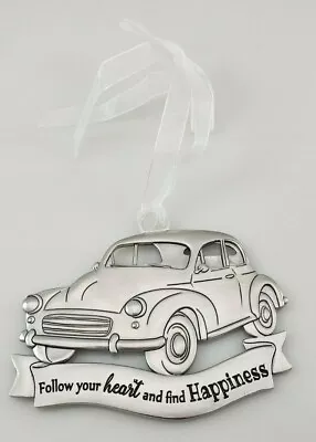 Follow Your Heart And Find Happiness - Ganz Ornament VW Bug • $8.95