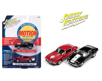 Johnny Lightning 1:64 1969 & 1973 Chevy Camaro & Zlx Phase Iii Car Set Jlsp240 B • $15.99