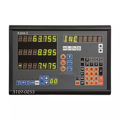 3-axis Dro Display Console For Glass Scale Encoders (3129-0253) • $112.53