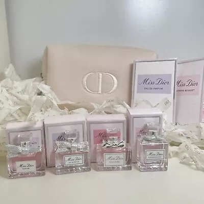 4 Miss Dior MINI Perfumes-Rose N’RosesParfumEDPBlooming Bouquet 5ml + Pouch • $99.99