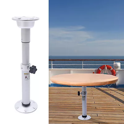 Adjustable Pedestal Table Base Table Leg Table Pedestal Stand For RV Boat Marine • $72
