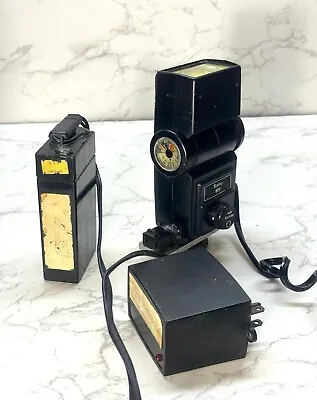 Vintage Vivitar 283 Camera Flash Speedlight Kit • $29.99