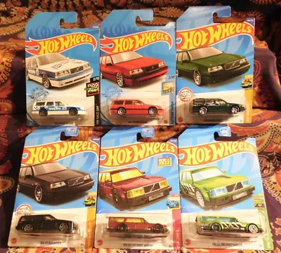 Hot Wheels VOLVO 850 ESTATE WAGON White Red Black Green Two 240 Drift Red Green • $25.99