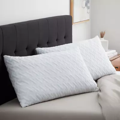 Shredded Memory Foam Bed Pillow King 2 Pack Rest Haven • $25.89