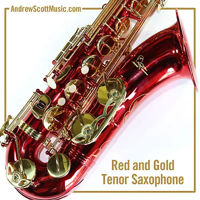 $830 • Buy Red Tenor Saxophone - New In Case - Masterpiece  