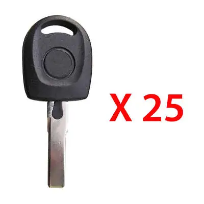 $71.34 • Buy 25 New Uncut Transponder Key Replacement For Volkswagen ID48 CAN Chip HU66T24