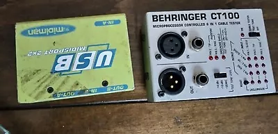 Behringer CT100 Microprocessor And Midiman Midisport 2x2 USB Midi • $50