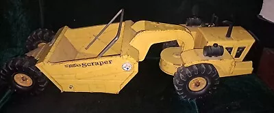 Vintage Mighty Tonka Scraper #3935 Pressed Steel Original Nice 28  60s-70s • $429.99