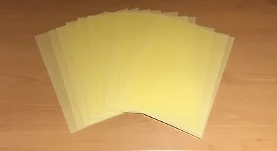 12 Sheets Of A4 Edible Wafer Paper (rice Paper) Semi-transparent YELLOW Colour • £4.50