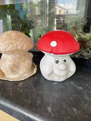 Rubber Latex Mould Mushroom House Smiley Face Fairy Gnome Garden Casting • £10