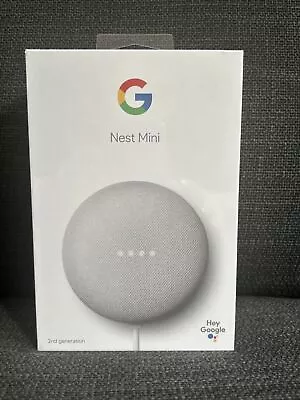 Google Nest Home Mini 2nd Generation Smart Speaker - Chalk • $55