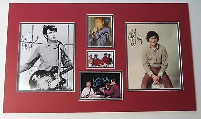 THE MONKEES Signed Autograph Photo Display By 4 Davy Jones Mike Nesmith JSA • $499.99