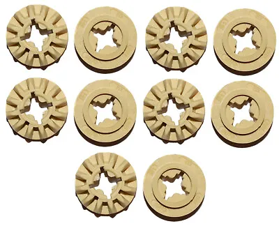£3.37 • Buy Lego Technic 10 X Gear Cog  12 Tooth LIGHT SAND TAN  Engine  Gearbox PART 6589