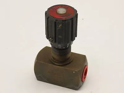 Hycon AV8-1.1/5V 350 Bar 1/4  NPT Metered Flow Control Needle Valve • $34.99