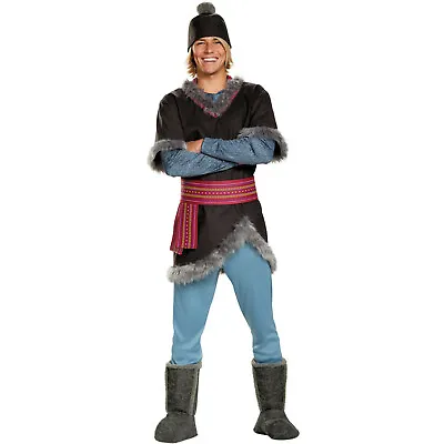 Mens KRISTOFF Deluxe Costume XXL 50-52 Adult Disney Frozen Sven • $39.99