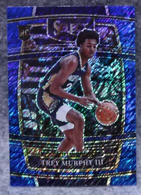 Trey Murphy III 2021-22 Select Concourse Level Blue Shimmer Prizm RC #46 Pelican • $2