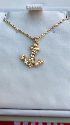 Alex Monroe Floral Anchor Necklace BNIB  • $183.95