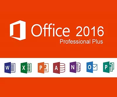 Microsoft Office 2016 Professional 32/64 Bit • $29.60