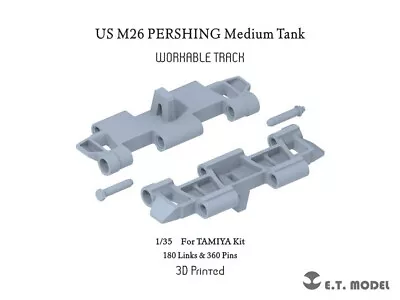 ET 1/35 US M26 Pershing Medium Tank Workable Track For Tamiya Kits • $37.86