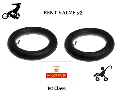 £10.95 • Buy 2 X Inner Tubes 12  BENT VALVE Fits QUINNY FREESTYLE  -- 1st Class Royal Mail --
