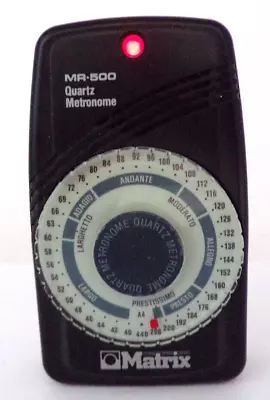 Matrix MR-500 Compact Quartz Metronome Works • $9.99