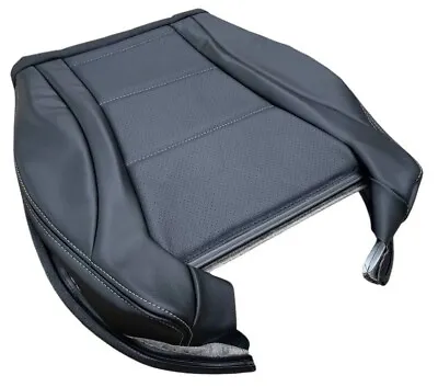 2015 To 2021 Mercedes Benz C300 Sedan Driver Bottom Leather Seat Cover In Black • $139.99