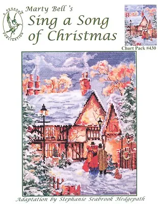 Pegasus Publication Marty Bell's SING A SONG OF CHRISTMAS Cross Stitch Chart Onl • $7.50