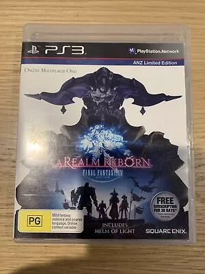 Final Fantasy XIV A Realm Reborn Playstation 3 Ps3 Cw Manual - Free Postage • $11.50