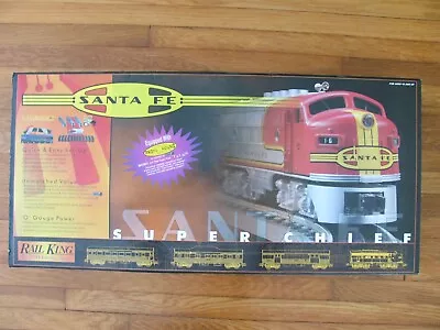 MTH Santa Fe Super Chief F3 Diesel Streamlined Passenger Car Set #30-4021-1 Read • $349.99