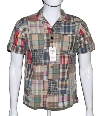$148 Polo Ralph Lauren Men's Classic Fit Patchwork Madras Camp Shirt Multi S • $79