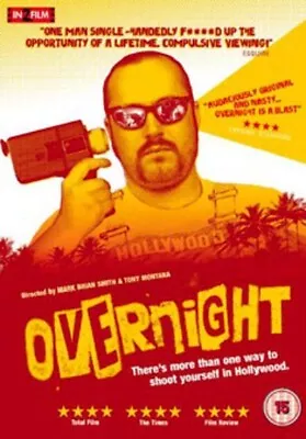 Overnight DVD (2007) Tony Montana Smith (DIR) Cert 15 FREE Shipping Save £s • £2.98