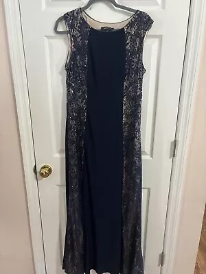 R&M Richards Dress Dark BlueSequence Size 14 • $9