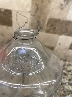 Vintage Ink Well Shape Glass Fly Catcher • $35