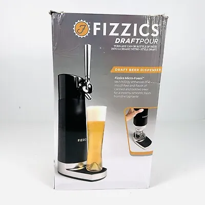 FIZZICS DraftPour Beer Dispenser Can Bottle Converter Nitro Micro Foam W/ Box • $70