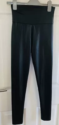 Leggings  Uk Size 8/10 Approx Black  Deep Waistband Casual Wear /dance Wear Vgc • £3.99