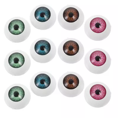 40pcs Acrylic Fake Eyes Halloween Eyeball Props Horror Toys Party Accessories • £8