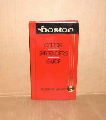 Mr. Boston Official Bartender's Guide Revised & Updated 1988 Hardcover • $8.99