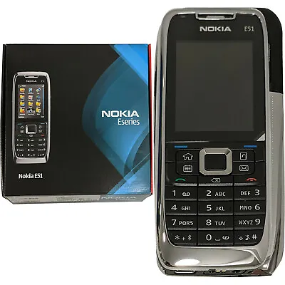 £615 • Buy Nokia E51 Single SIM 130MB + 96MB White ABC Keypad Factory Unlocked 3G SIMFree
