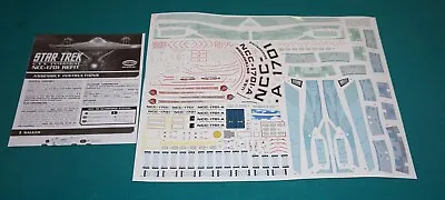 Star Trek USS Enterprise Refit Polar Lights 1/350 Decal Sheet W Instructions. • $39.99