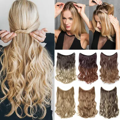 Hidden Hair Secret Wire In As Human Nano Ring Hair Extensions One Piece Straight • $12.83