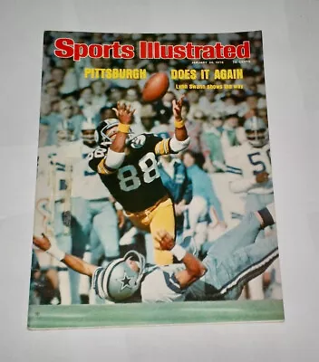 1976 Sports Illustrated PITTSBURGH STEELERS Win 2nd SUPER BOWL ! Lynn Swann ! • $14.99