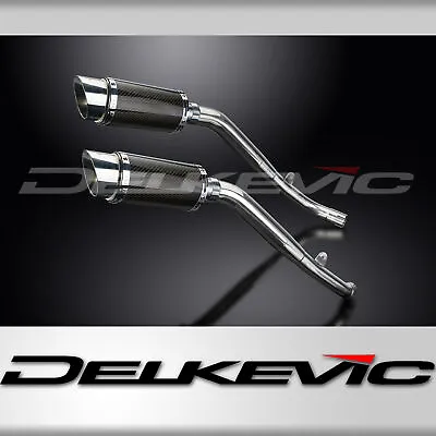 HONDA XL1000 V VARADERO 1999-14 200mm ROUND CARBON  SILENCER EXHAUST KIT • $498.03