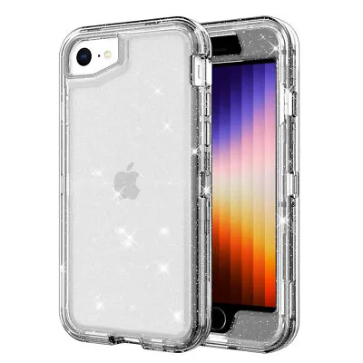 $9.99 • Buy Clear Case For IPhone 6s/7/8/SE 2020/SE 2022 3rd Gen Heavy Duty Shockproof Cover