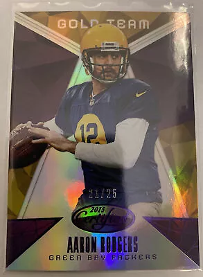 2015 Certified GT3 Gold Team Aaron Rodgers BEAUTIFUL CARD! #21/25 🔥🔥🔥 • $90