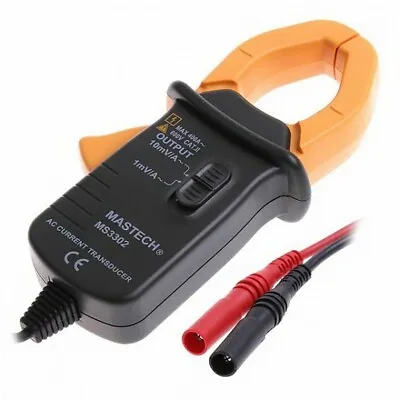 MASTECH MS3302 AC Current 0.1A - 400A Clamp Meter Transducer True RMS • $28.99