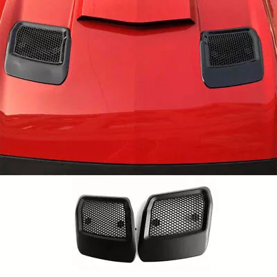 Engine Inlet Air Intake Hood Vent Cover For Ford Mustang 2018-2021 Matte Black • $189.04